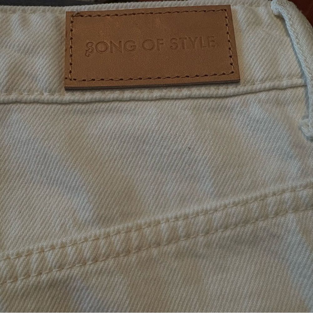 SONG OF STYLE Deanna Jean Retails
$215 White Chalk Wide-Leg Pants Size 27 - Picture 11 of 14